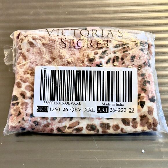 NWT (XXL) Victoria’s Secret Shortie Panty - Leopard Print Cotton Blend - Picture 10 of 10
